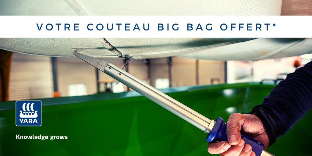 Couteau ouvre big bag Yara