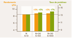 Effet du soufre sur le rendement