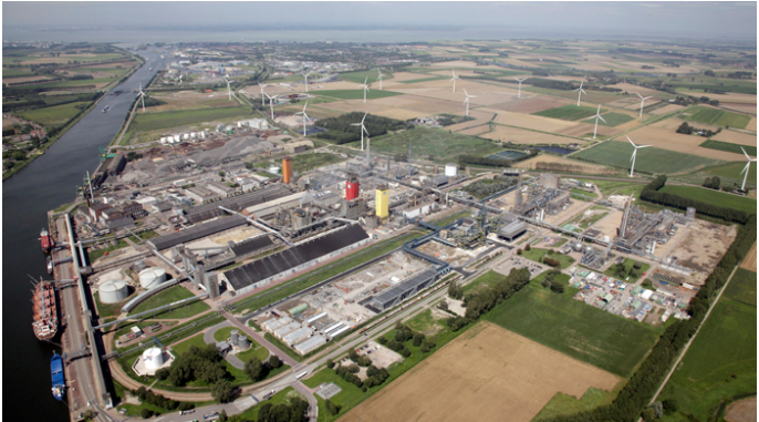 Site Yara vu d'en haut